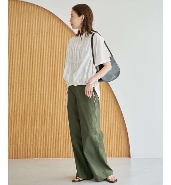 SLOBE IENA「《4サイズ展開/WEB限定/予約》コットンストレートパンツ」|カーゴ|