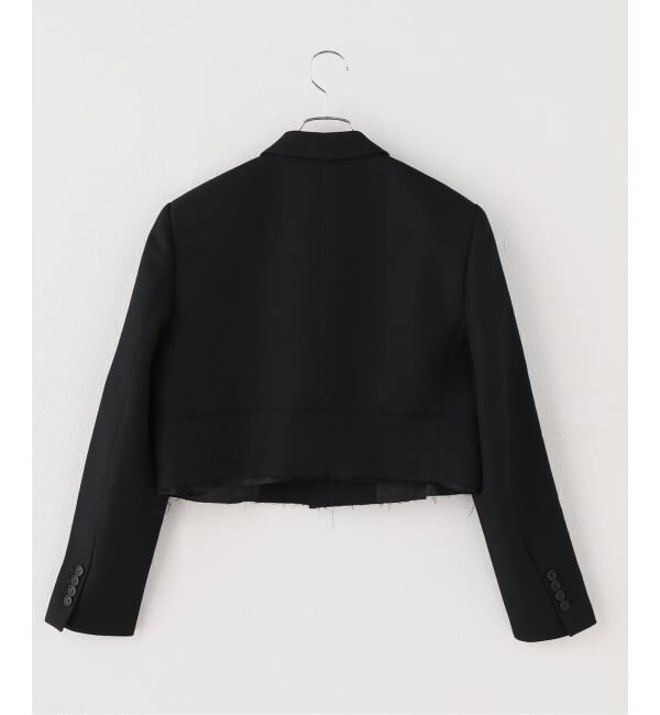 IENA「RE CORD/リコード Raw Edged Detail Crop Jk ジャケット RJJAX26999BKX」|その他|