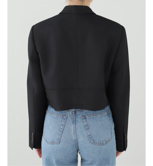 IENA「RE CORD/リコード Raw Edged Detail Crop Jk ジャケット RJJAX26999BKX」|その他|