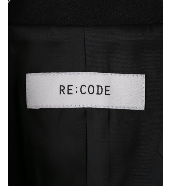 IENA「RE CORD/リコード Raw Edged Detail Crop Jk ジャケット RJJAX26999BKX」|その他|
