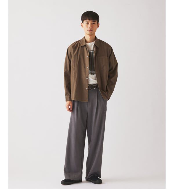 JOURNAL STANDARD relume「《予約》JAMES FABRIC / ジェームスファブリック ガーメントダイ シャツ」|シャツ・ブラウス|