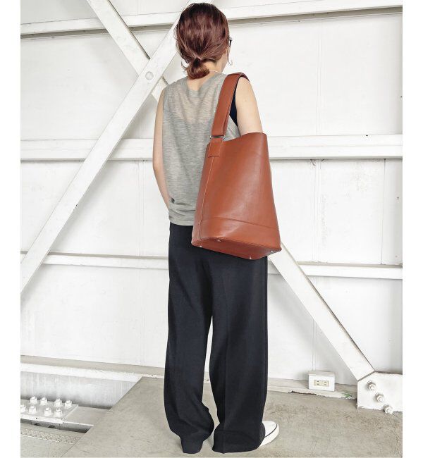 Spick and Span「≪追加≫ダブルクロスツータックパンツ」|スラックス|