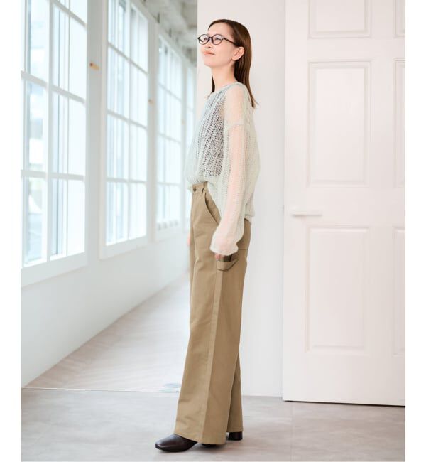 U by SPICK&SPAN「《予約》ピーチルーズペインターパンツ」|カーゴ|