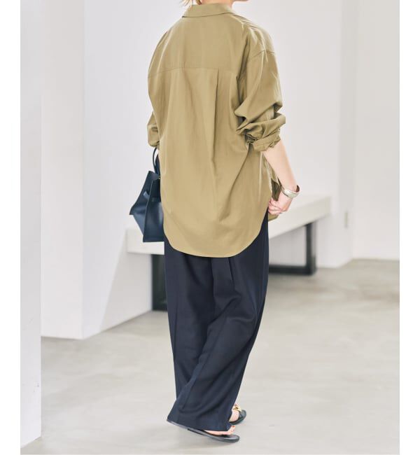 Spick and Span「《予約》ソフトタッチイージースラックスパンツ」|スラックス|