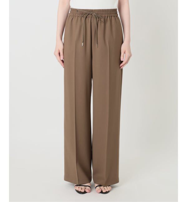 Spick and Span「《予約》ソフトタッチイージースラックスパンツ」|スラックス|