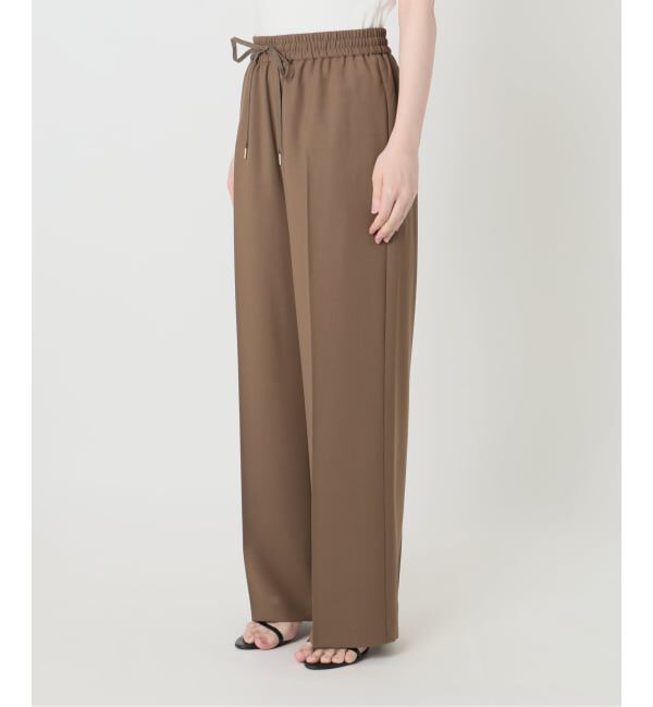 Spick and Span「《予約》ソフトタッチイージースラックスパンツ」|スラックス|