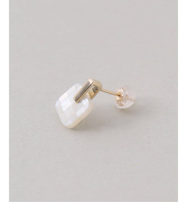 Lilas by Spick&Span「《予約》モザイクシェルピアス K10（両耳）」|ピアス|
