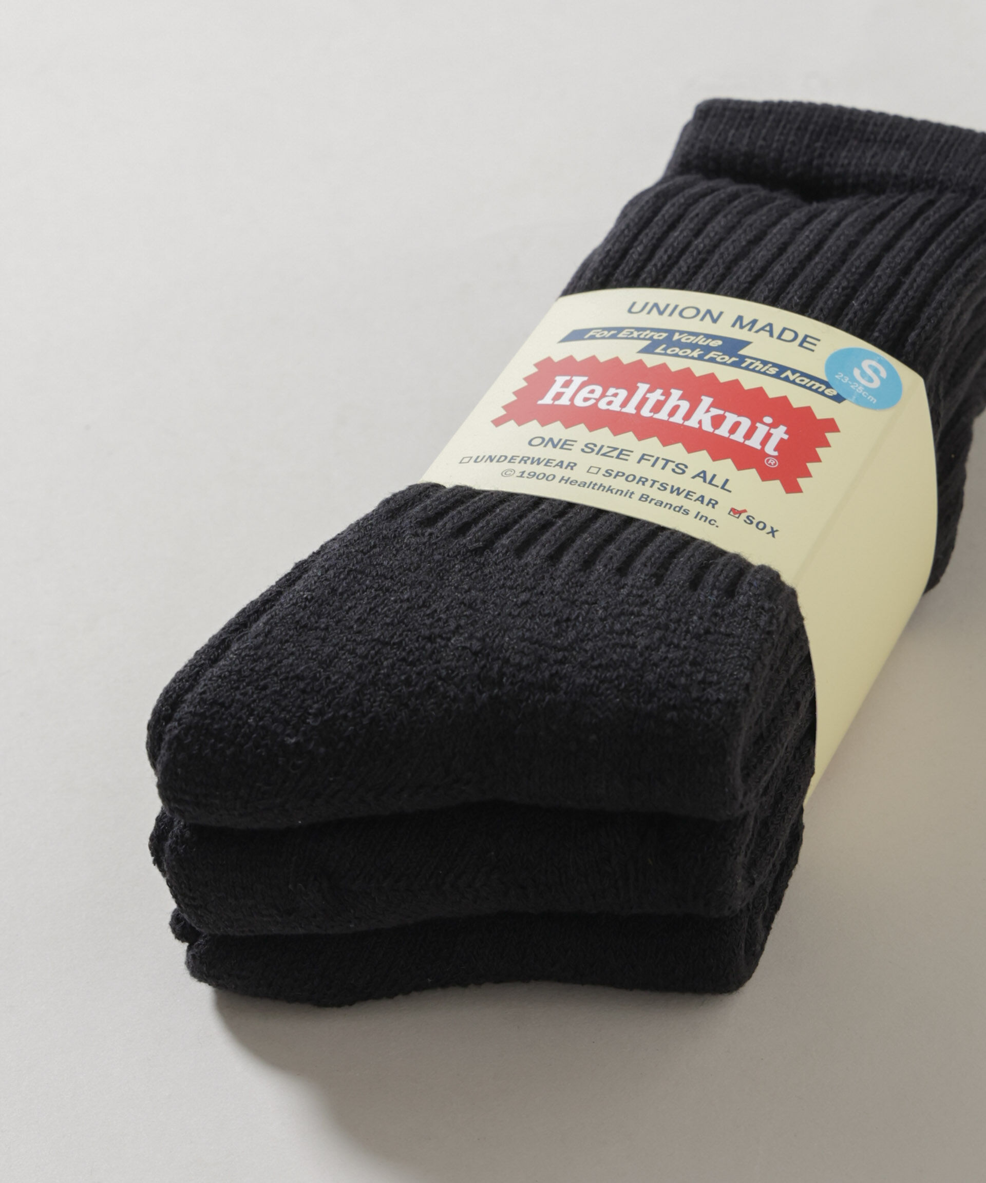 nano･universe「Healthknit/シンカーBLACK無地SOX 3足set」|ソックス|