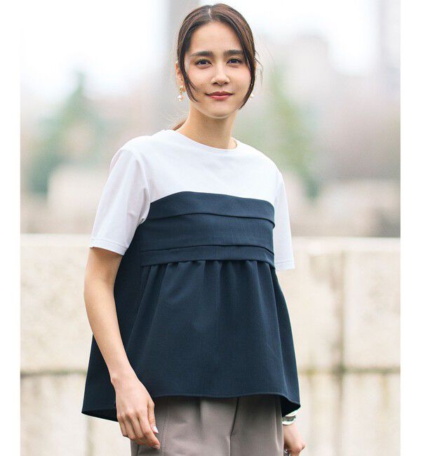 自由区「【カタログ掲載】ビスチェコンビ Tシャツ」|Tシャツ・カットソー|オフ&times;ブラック