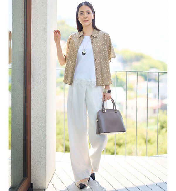 自由区「【SHIHOさん着用・機能性抜群・旬シルエット】ファンクショナルブロード カーブパンツ」|その他|