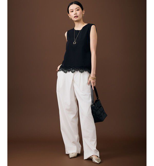自由区「【SHIHOさん着用・機能性抜群・旬シルエット】ファンクショナルブロード カーブパンツ」|その他|