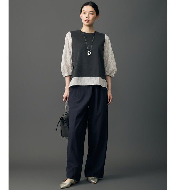 自由区「【SHIHOさん着用・機能性抜群・旬シルエット】ファンクショナルブロード カーブパンツ」|その他|