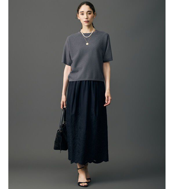 自由区「【カタログ掲載】シアーメッシュニット Tシャツ」|ニット・セーター|