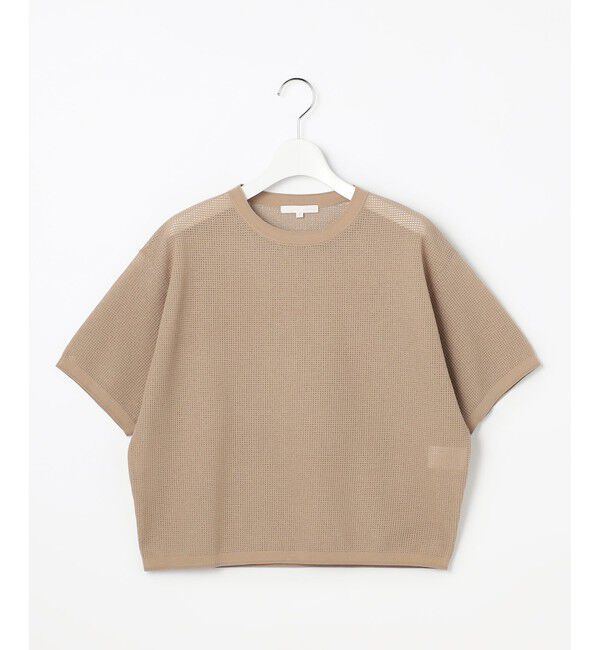 自由区「【カタログ掲載】シアーメッシュニット Tシャツ」|ニット・セーター|