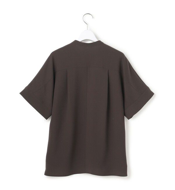 23区「ストレッチジョーゼット キーネック ブラウス」|Tシャツ・カットソー|