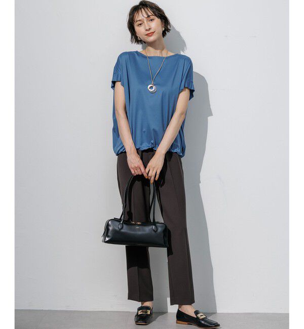 23区「シルキータッチ ドロスト カットソー」|Tシャツ・カットソー|