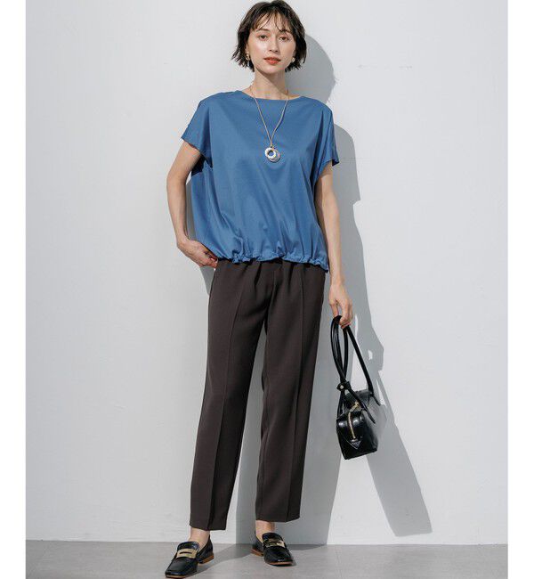23区「シルキータッチ ドロスト カットソー」|Tシャツ・カットソー|