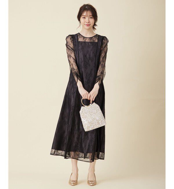 ANY SIS「【Lily Calin】クラシックナローレース ドレス」|ドレス|
