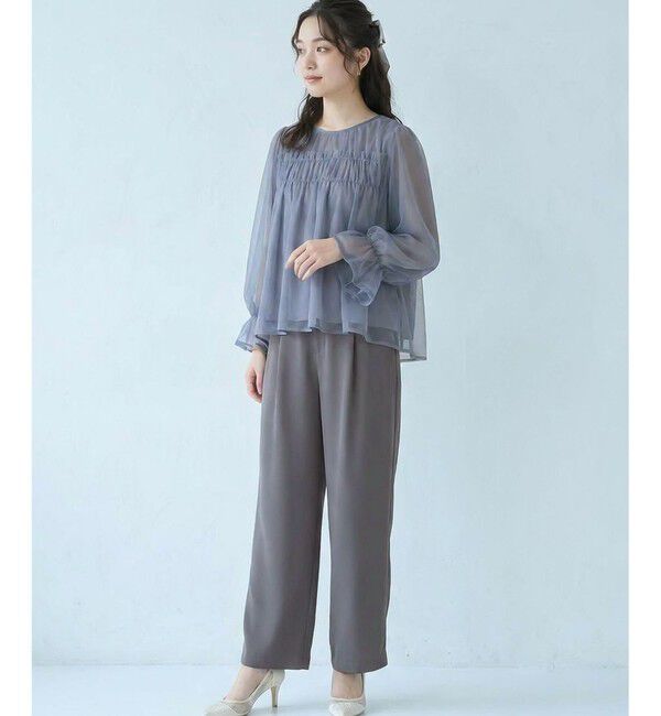 ANY SIS「【Lily Calin】チュールレイヤードパンツ ドレス」|ドレス|