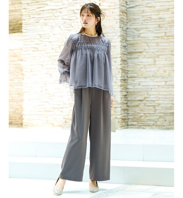 ANY SIS「【Lily Calin】チュールレイヤードパンツ ドレス」|ドレス|