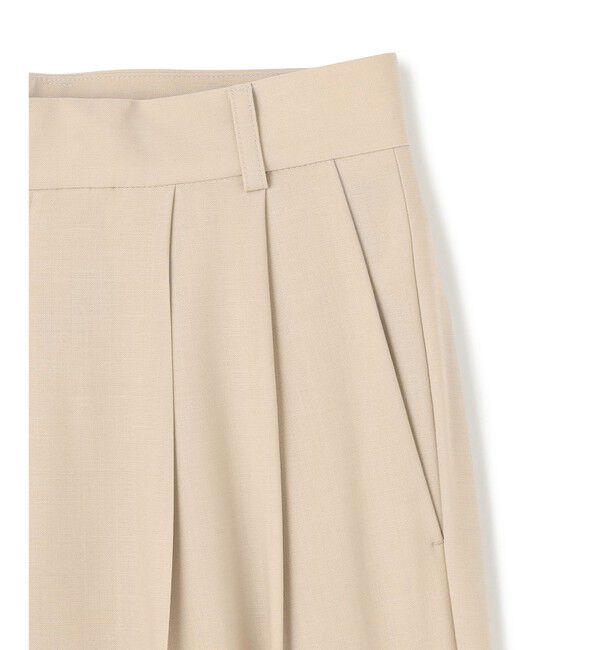 BEIGE,「【GISELe 6月号掲載】OREGANO / サマーウールタックワイドパンツ」|その他|