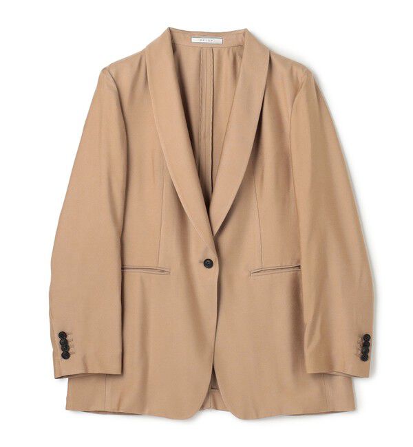 BEIGE,「【Oggi 11月号掲載】COBURN / シルク混ショールカラージャケット」|テーラードジャケット|