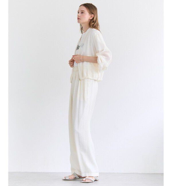 BEIGE,「【eclat掲載】SERAPHIN / ライトシアー イージーワイドパンツ」|その他|