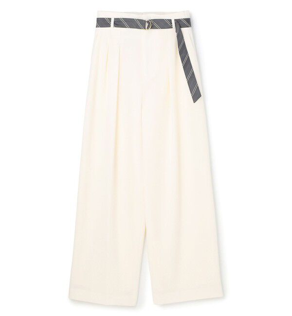 BEIGE,「ZEPHYR / ベルト付き 2タックワイドパンツ」|その他|