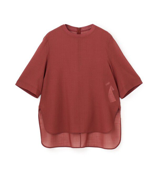 BEIGE,「MOYE / スカーフ付き ハーフスリーブブラウス」|シャツ・ブラウス|