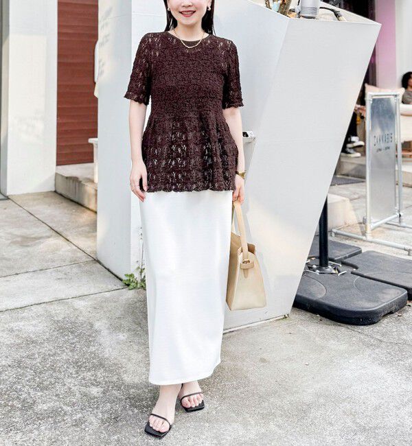 NOLLEY'S sophi「《撥水/セットアップ対応》ウォッシャブルマルチファンクションタイトスカート」|タイト|