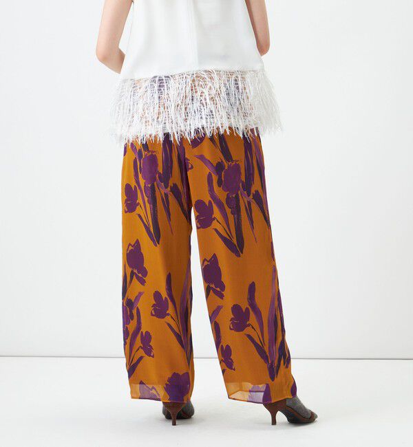 NOLLEY'S「《セットアップ対応》ウォッシャブルDEVEAUX花柄楊柳パンツ」|その他|