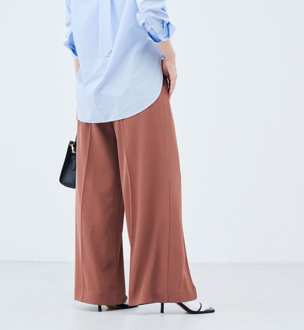 NOLLEY'S sophi「ウォッシャブル強撚ツイルワイドパンツ」|その他|