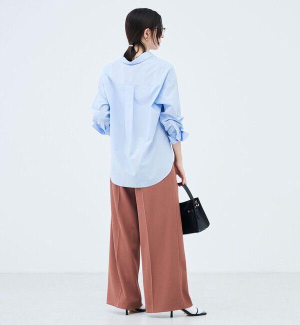 NOLLEY'S sophi「ウォッシャブル強撚ツイルワイドパンツ」|その他|