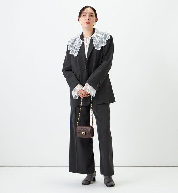 NOLLEY'S sophi「ウォッシャブル強撚ツイルワイドパンツ」|その他|