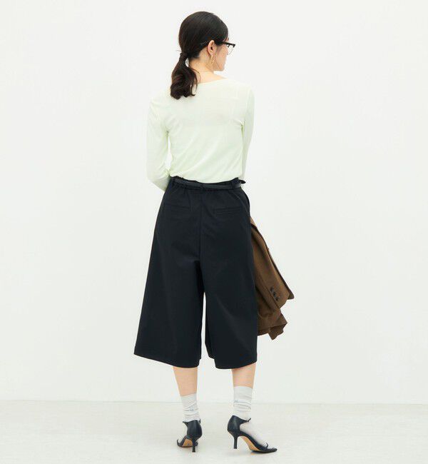 NOLLEY'S「ウォッシャブルタックギャバキュロット」|その他|