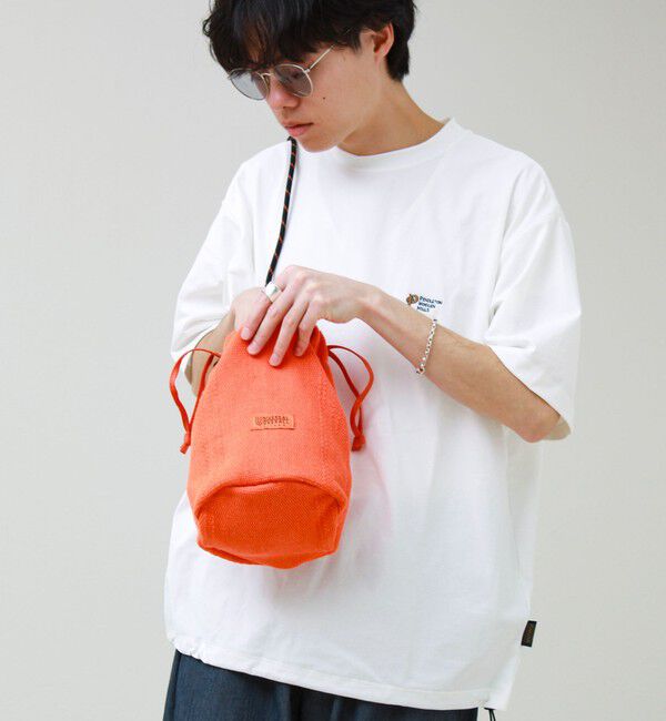 GLOSTER「【UNIVERSAL OVERALL】Summer knit purse」|ショルダー・メッセンジャー|