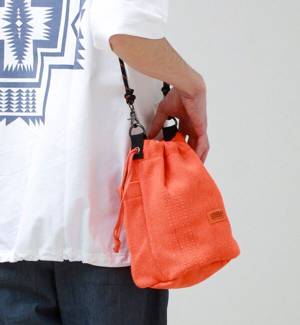 GLOSTER「【UNIVERSAL OVERALL】Summer knit purse」|ショルダー・メッセンジャー|