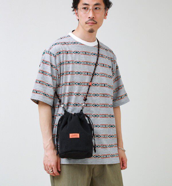GLOSTER「【UNIVERSAL OVERALL】Summer knit purse」|ショルダー・メッセンジャー|
