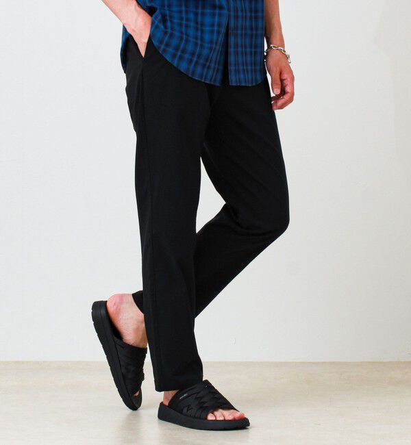 GLOSTER「【履いたら感動】ライトミラクルシェイプ イージーパンツ」|チノ|