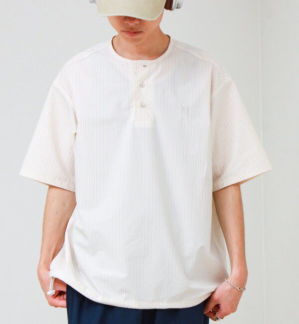 GLOSTER「【BOY ASTLAD刺繍】スリーピングシャツ プルオーバーシャツ」|シャツ・ブラウス|
