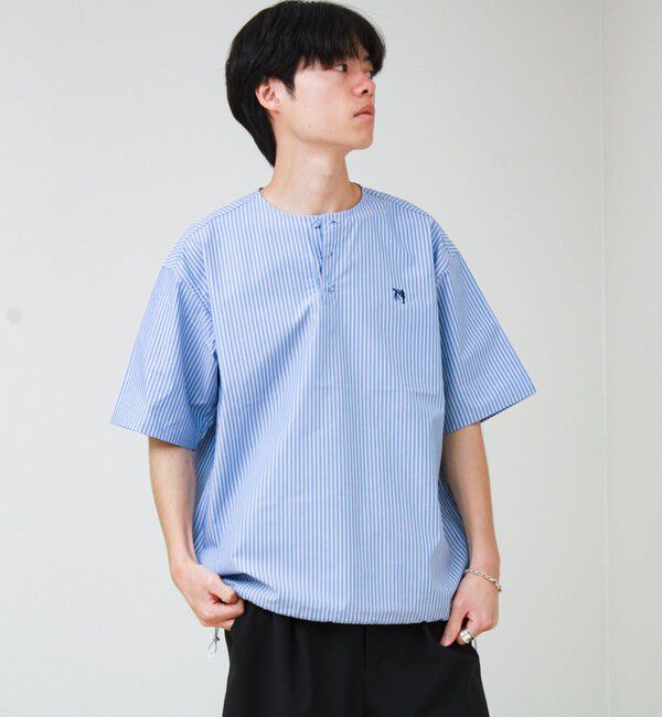 GLOSTER「【BOY ASTLAD刺繍】スリーピングシャツ プルオーバーシャツ」|シャツ・ブラウス|