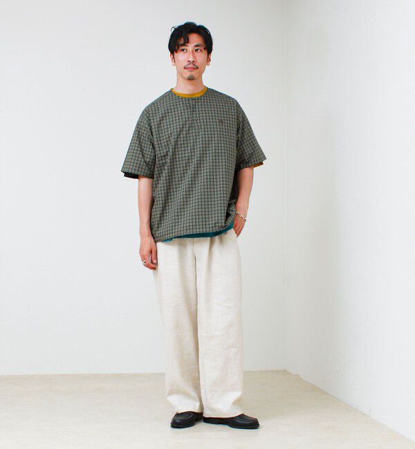 GLOSTER「【BOY ASTLAD刺繍】スリーピングシャツ プルオーバーシャツ」|シャツ・ブラウス|