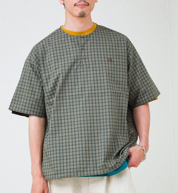 GLOSTER「【BOY ASTLAD刺繍】スリーピングシャツ プルオーバーシャツ」|シャツ・ブラウス|