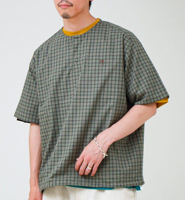 GLOSTER「【BOY ASTLAD刺繍】スリーピングシャツ プルオーバーシャツ」|シャツ・ブラウス|