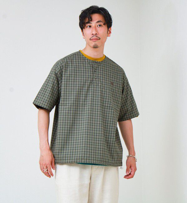GLOSTER「【BOY ASTLAD刺繍】スリーピングシャツ プルオーバーシャツ」|シャツ・ブラウス|