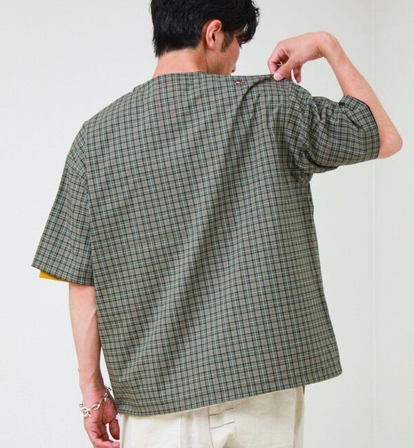 GLOSTER「【BOY ASTLAD刺繍】スリーピングシャツ プルオーバーシャツ」|シャツ・ブラウス|
