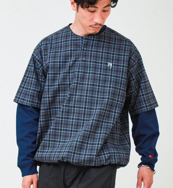GLOSTER「【BOY ASTLAD刺繍】スリーピングシャツ プルオーバーシャツ」|シャツ・ブラウス|