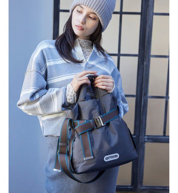 VIS「WEB限定追加【OUTDOOR PRODUCTS】VIS別注2WAYベルト付きパデッドトートバッグ」|トートバッグ|