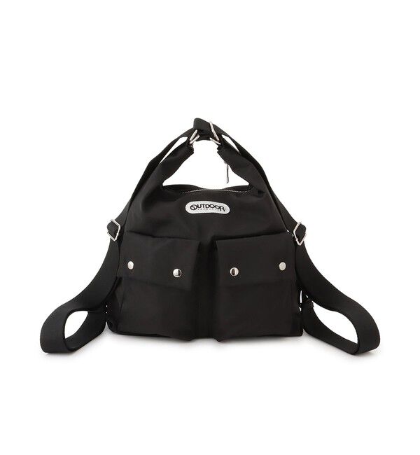 VIS「WEB限定追加【OUTDOOR PRODUCTS】VIS別注 ダブルポケット ショルダーバッグ / マルチWAY」|ショルダー・メッセンジャー|