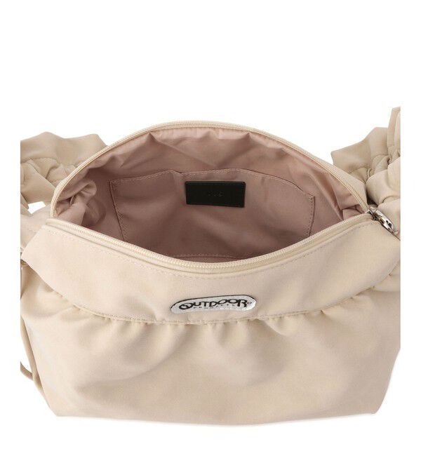 VIS「【OUTDOOR PRODUCTS】VIS別注 スエード ＆ 合皮 フリル ショルダーバッグ / WEB限定カラー」|ショルダー・メッセンジャー|